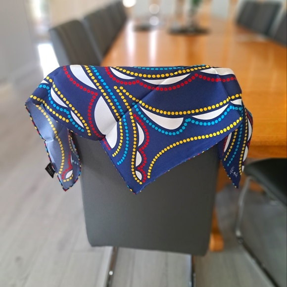 New! Colorful Patterned Scarf - Picture 3 of 5